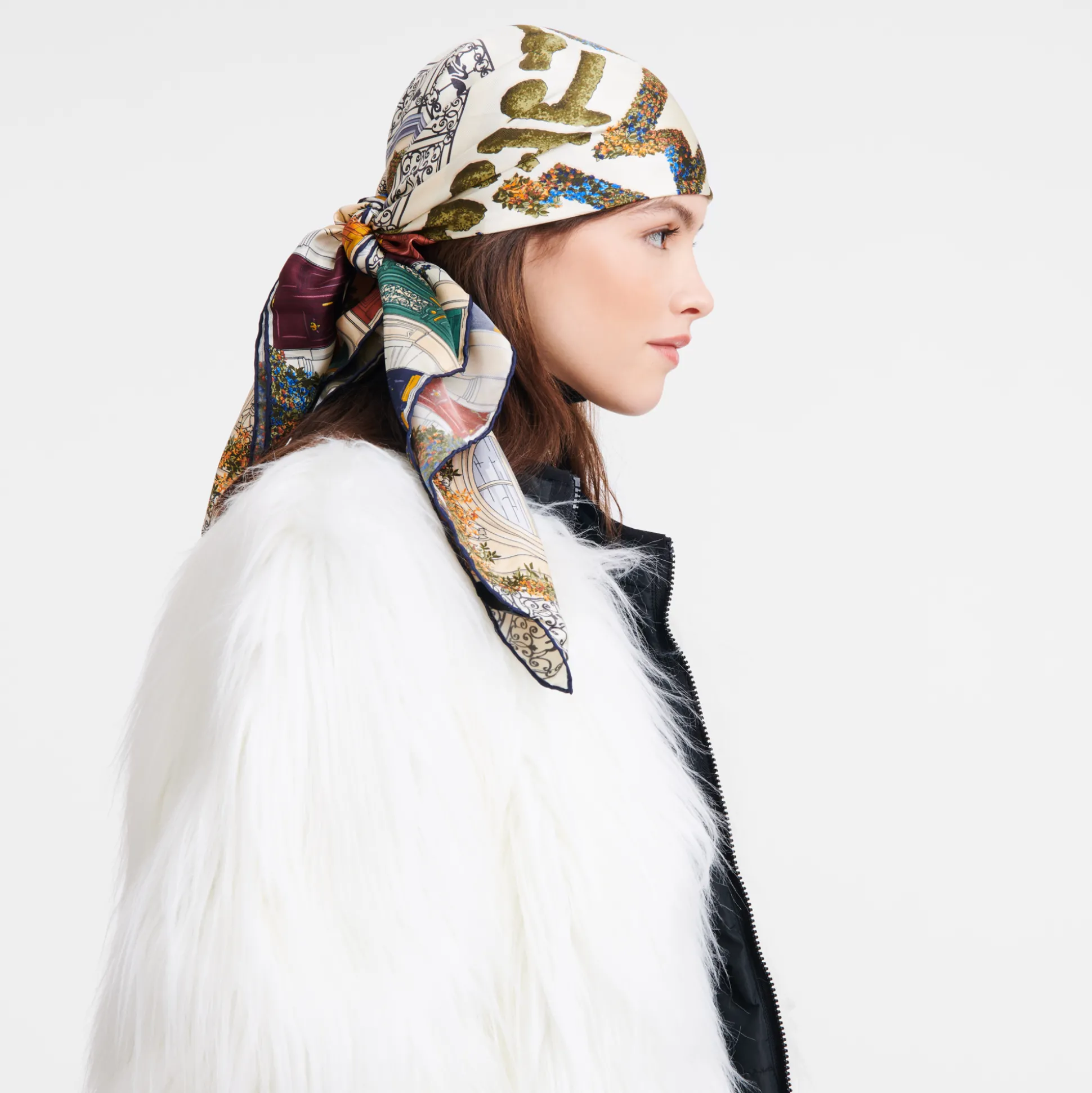 Carré De Soie 90 Jardin Parisien