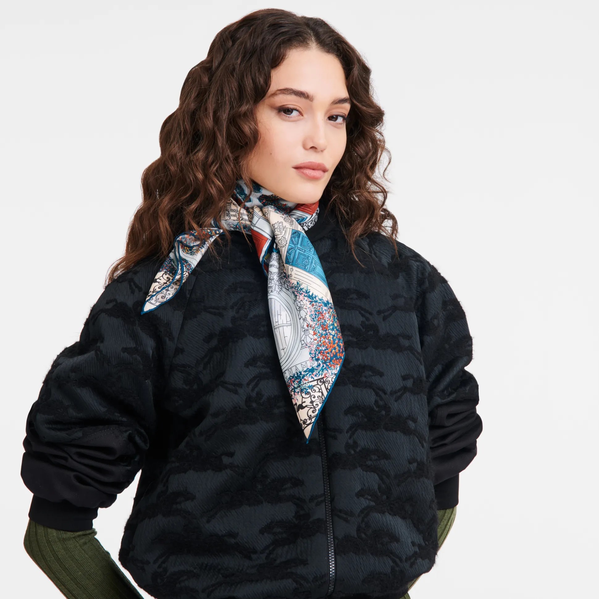 Carré De Soie 90 Jardin Parisien