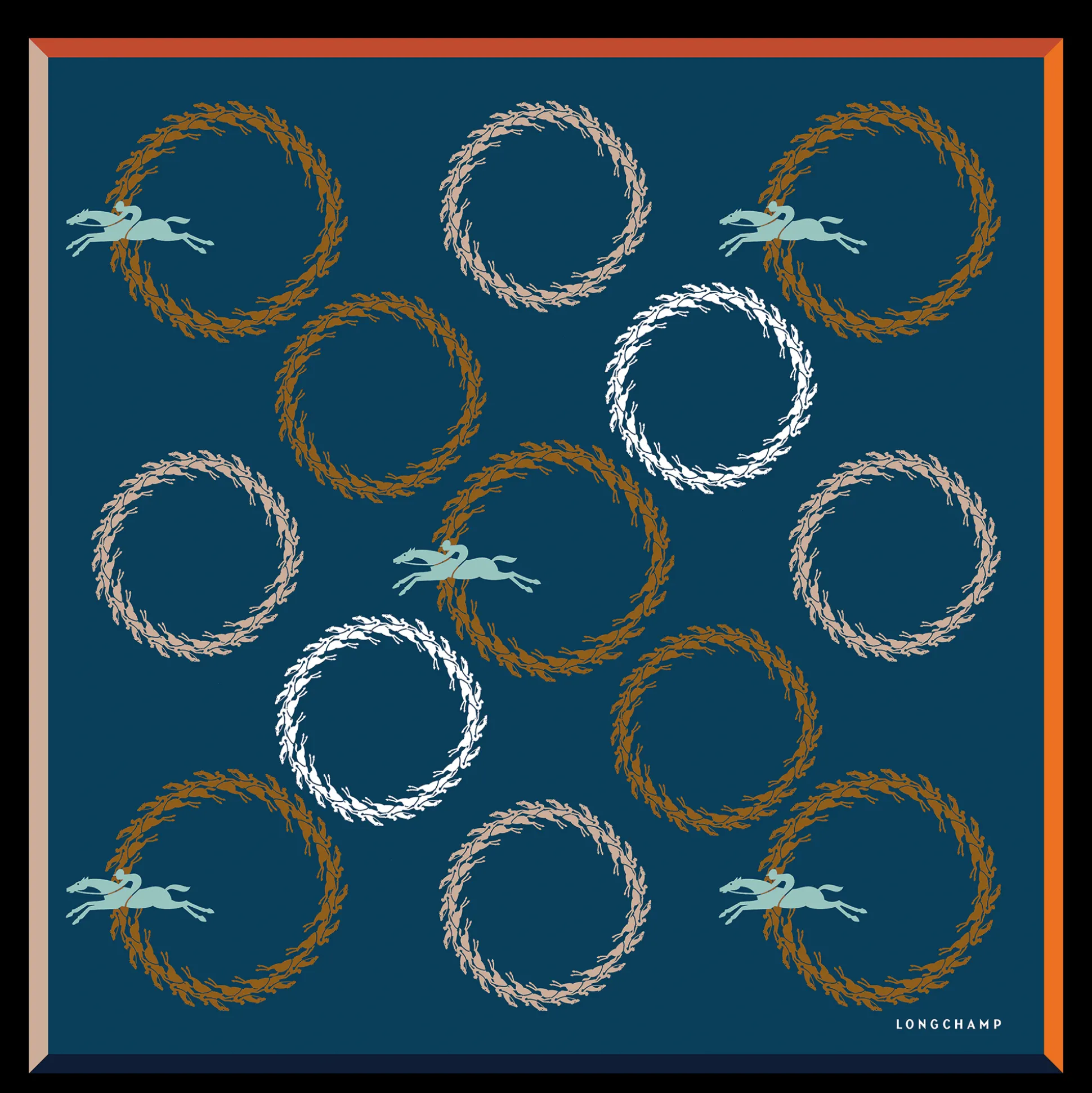 Carré De Soie 50 Manège Longchamp