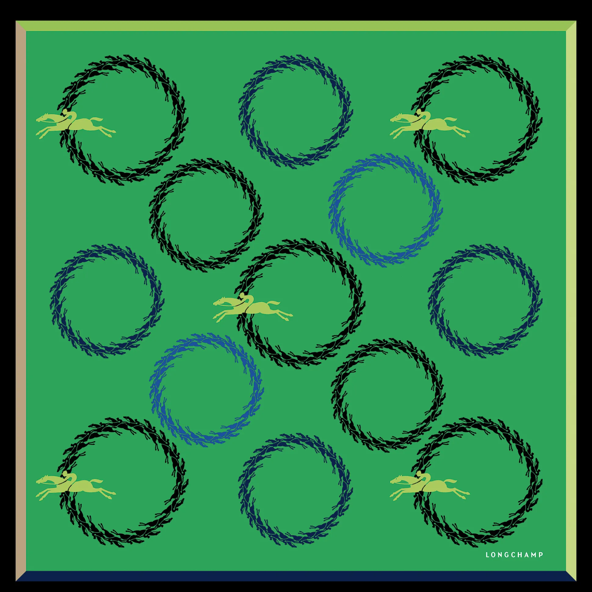 Carré De Soie 50 Manège Longchamp