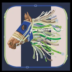 Carré De Soie 90 Tête De Cheval