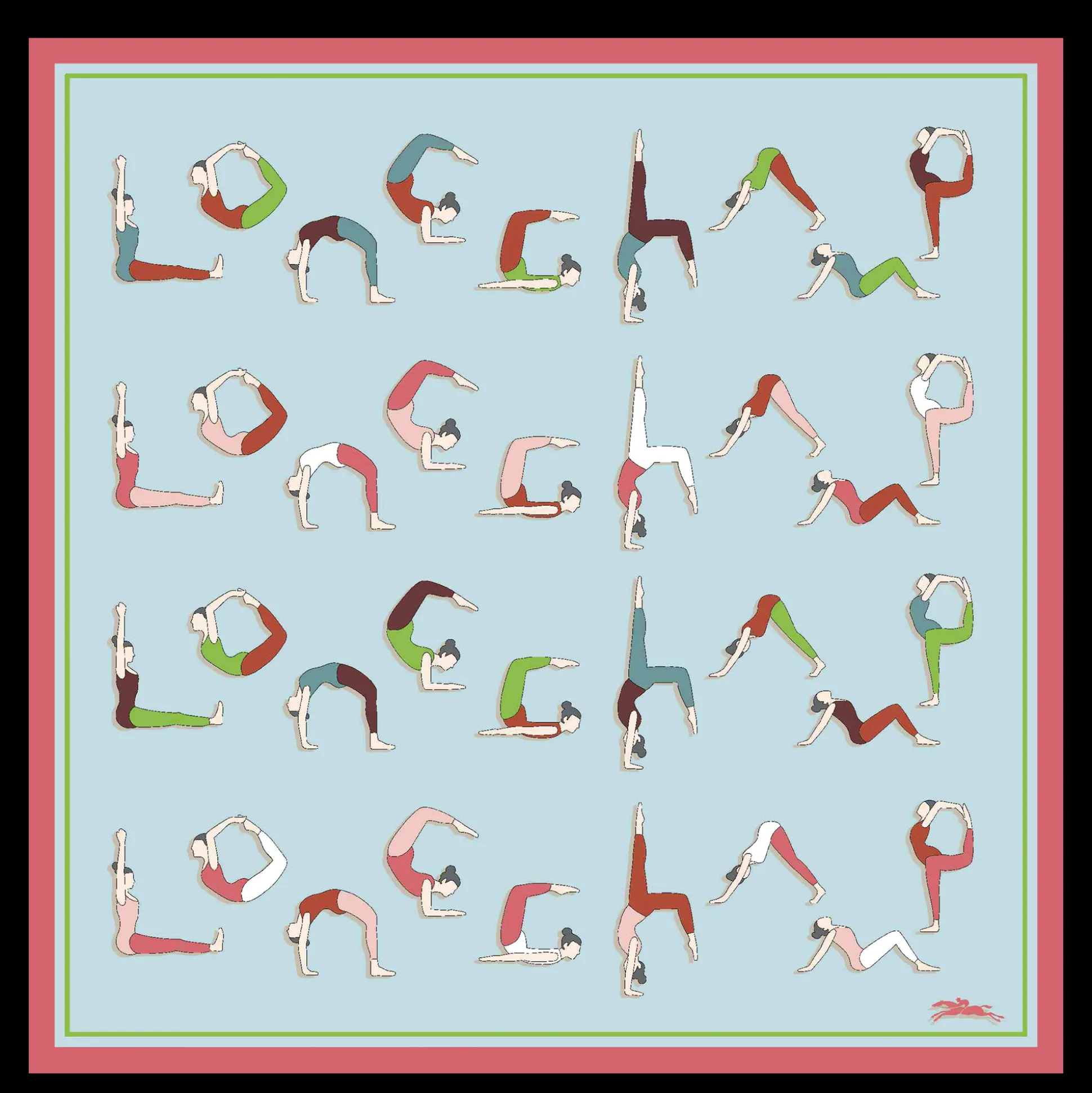 Carré De Soie 50 Yoga