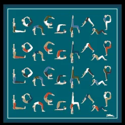 Carré De Soie 50 Yoga