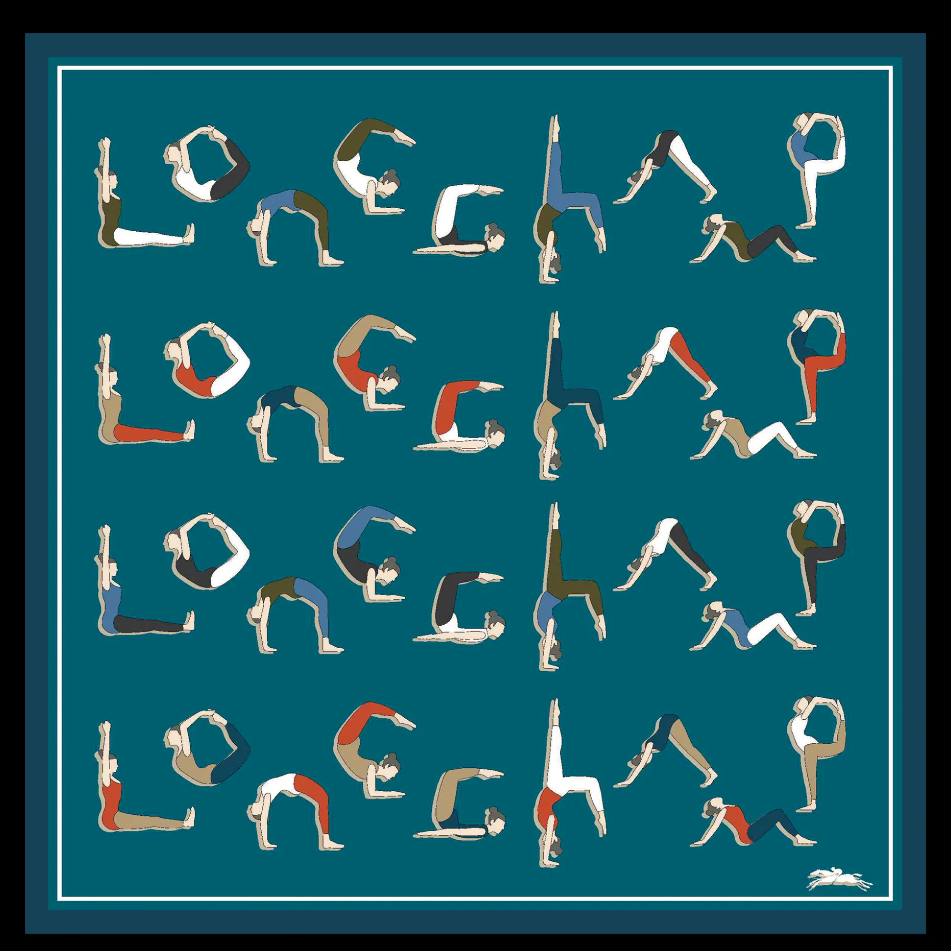 Carré De Soie 50 Yoga