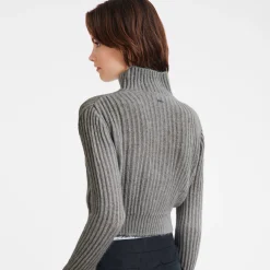 Gilet Court Col Zippé