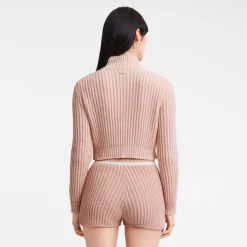 Gilet Court Col Zippé