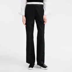 Pantalon Droit Avec Empiècement