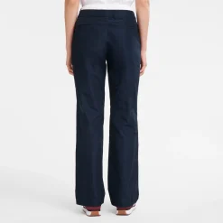 Pantalon Droit Avec Empiècement