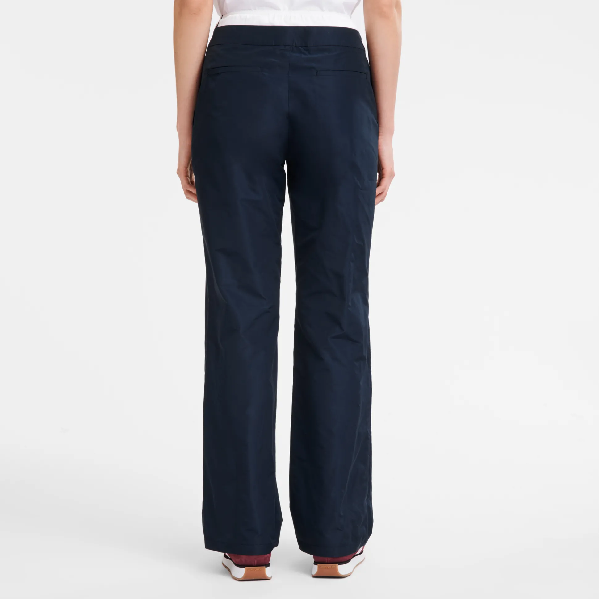 Pantalon Droit Avec Empiècement