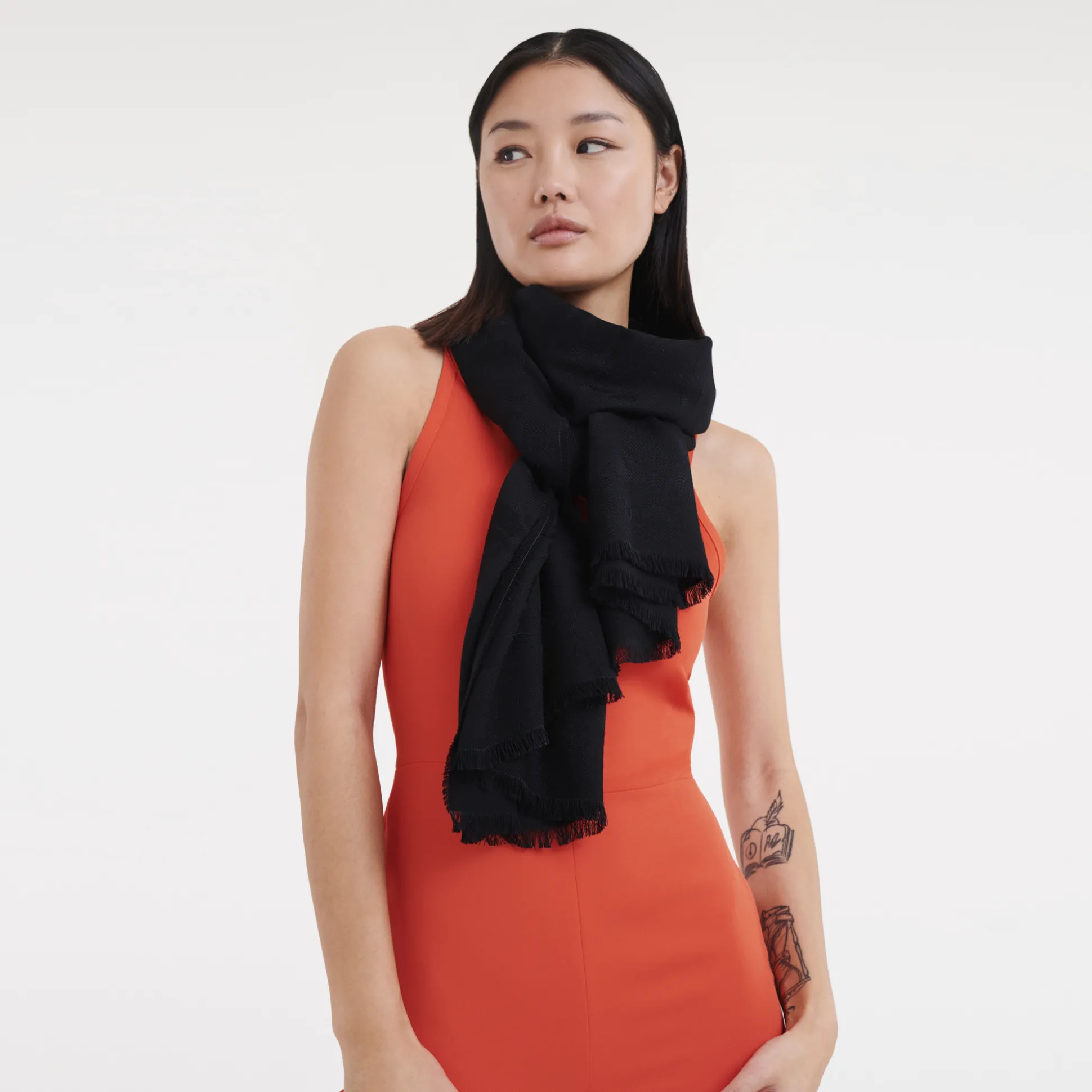 Étole Chevaux Jacquard