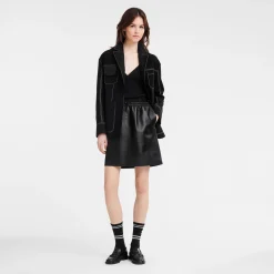 Veste Oversize à Surpiqures