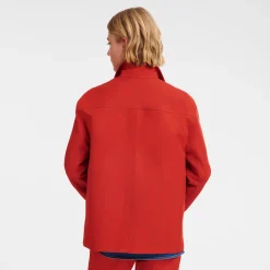 Veste Oversize à Surpiqures